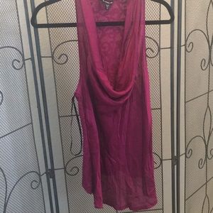 Bebe Silk & Lace Tank